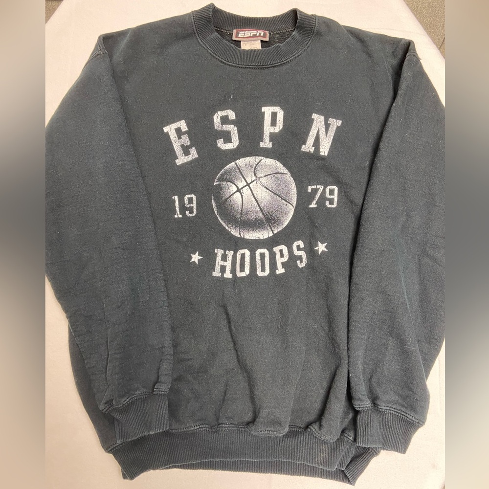 ESPN Men's Gray Crewneck Sweater
